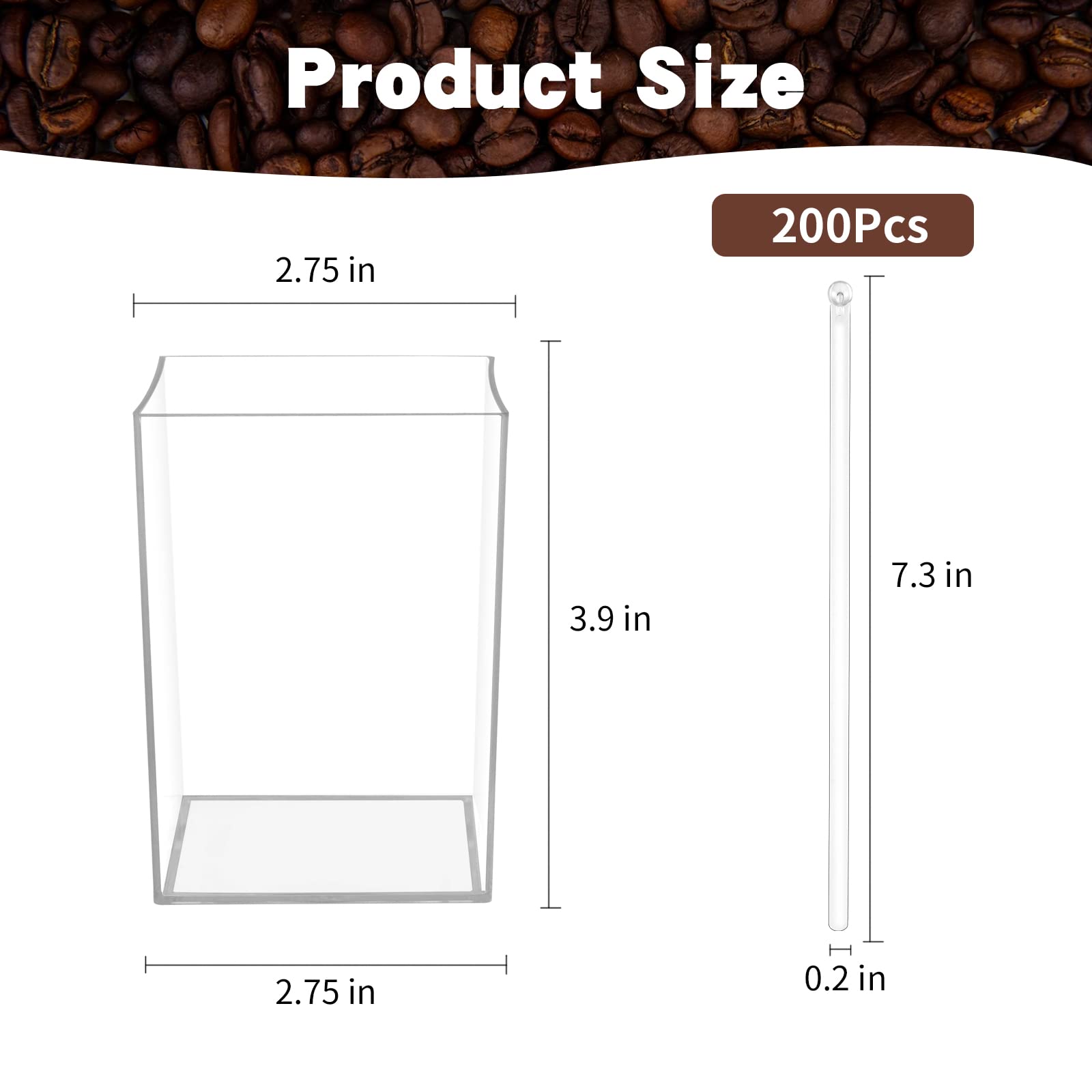 Jack Daniel's Honey Cocktail Stir Set of 3 Swizzle Sticks