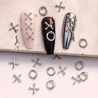 20 dijes de metal con diamantes de imitación ...