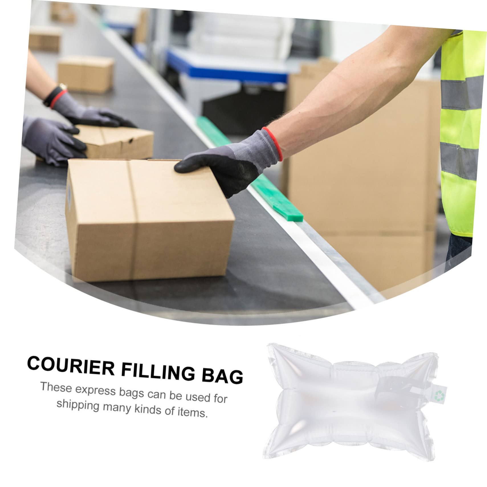 PartyKindom Aufblasbare Luftpolsterbeutel zur Verpackung und Lagerung aus Co Extrusionsfolie 100 Stück Leichte und Stabile Schutzverpackung für Kosmetik und Weinflaschen