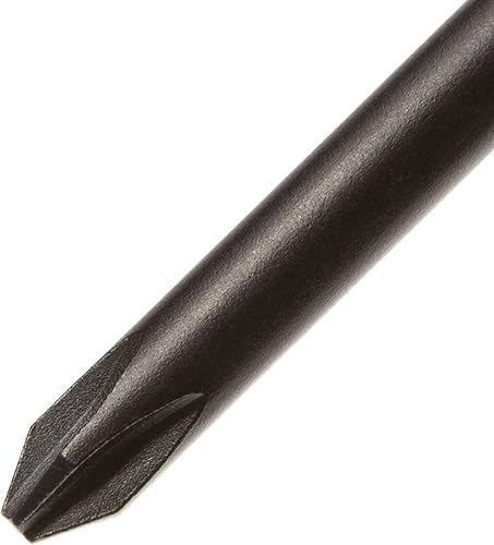 Miniatura 5 de TEKTON #2 Phillips x Destornillador rechoncho de 1-1/2 pulgadas | 26671 (paquete de 2) 0,Hoja de óxido negro,Hoja cromada