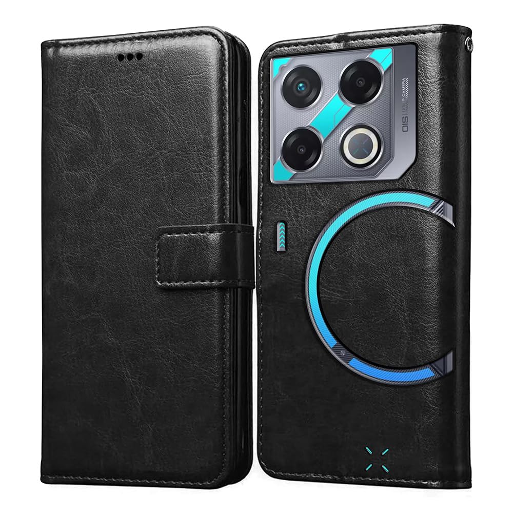 Amazon Brand- Solimo Flip for Infinix GT 20 Pro 5G (Leather_Black) (B0D5QNC5WT) Amazon Price History, Amazon Price Tracker