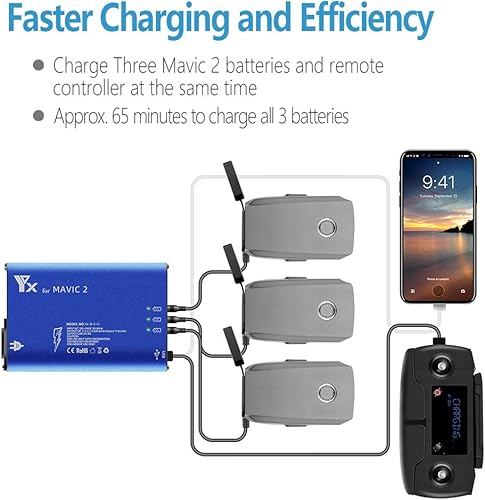 Miniatura 3 de LYONGTECH Cargador de batería para DJI Mavic 2 ProZoom