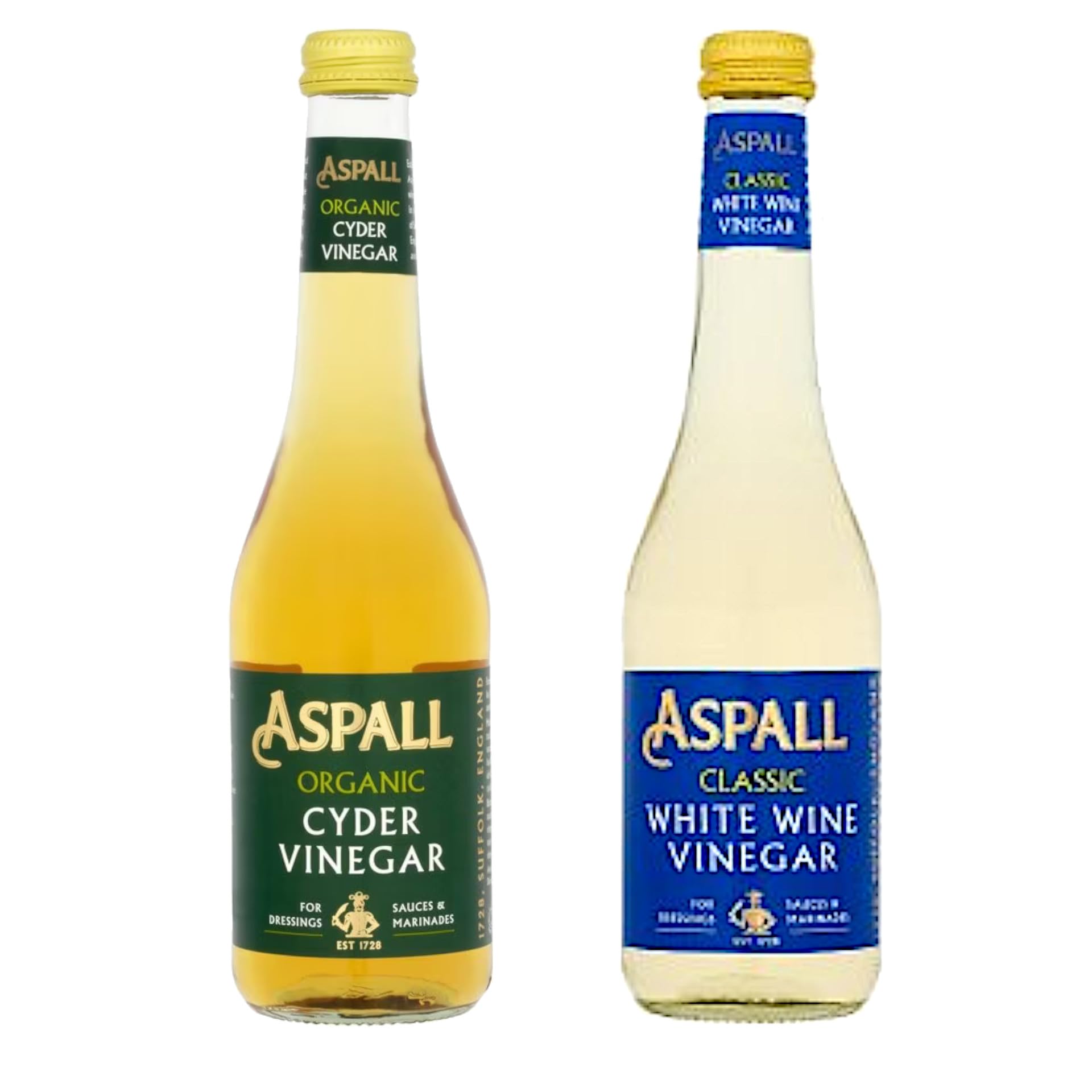 Apple Cider and White Wine Vinegar Bundle - Contains 1 x Apple Cider and 1 x White Wine Vinegar (2 x 350ml bottles)