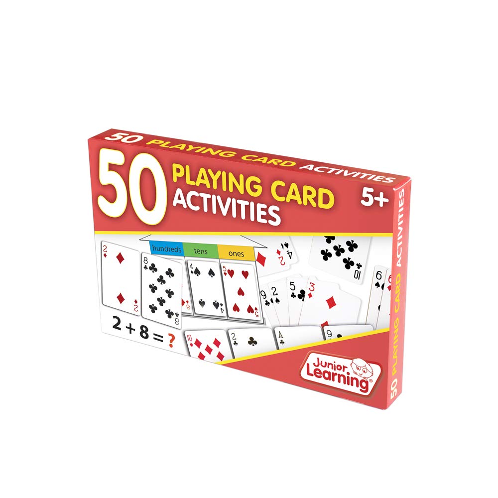 Amazon.com: Junior Learning JL341 50 Playing Card Activities, Multi : Toys  & Games