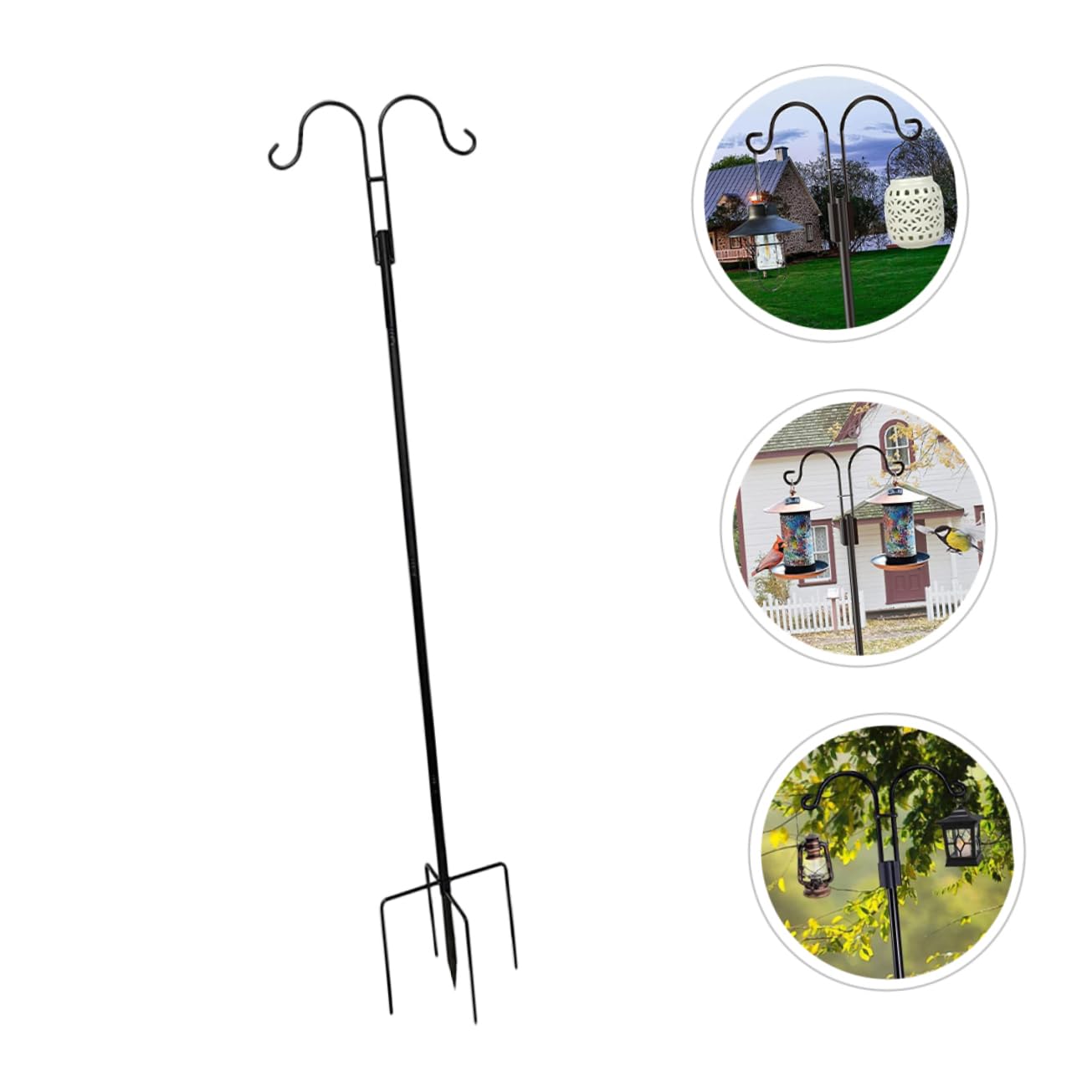 Crochet De Style Rustique Pour Jardin Extérieur Multifonctionnel Pour Suspensions De Plantes Et Accessoires De Jardin