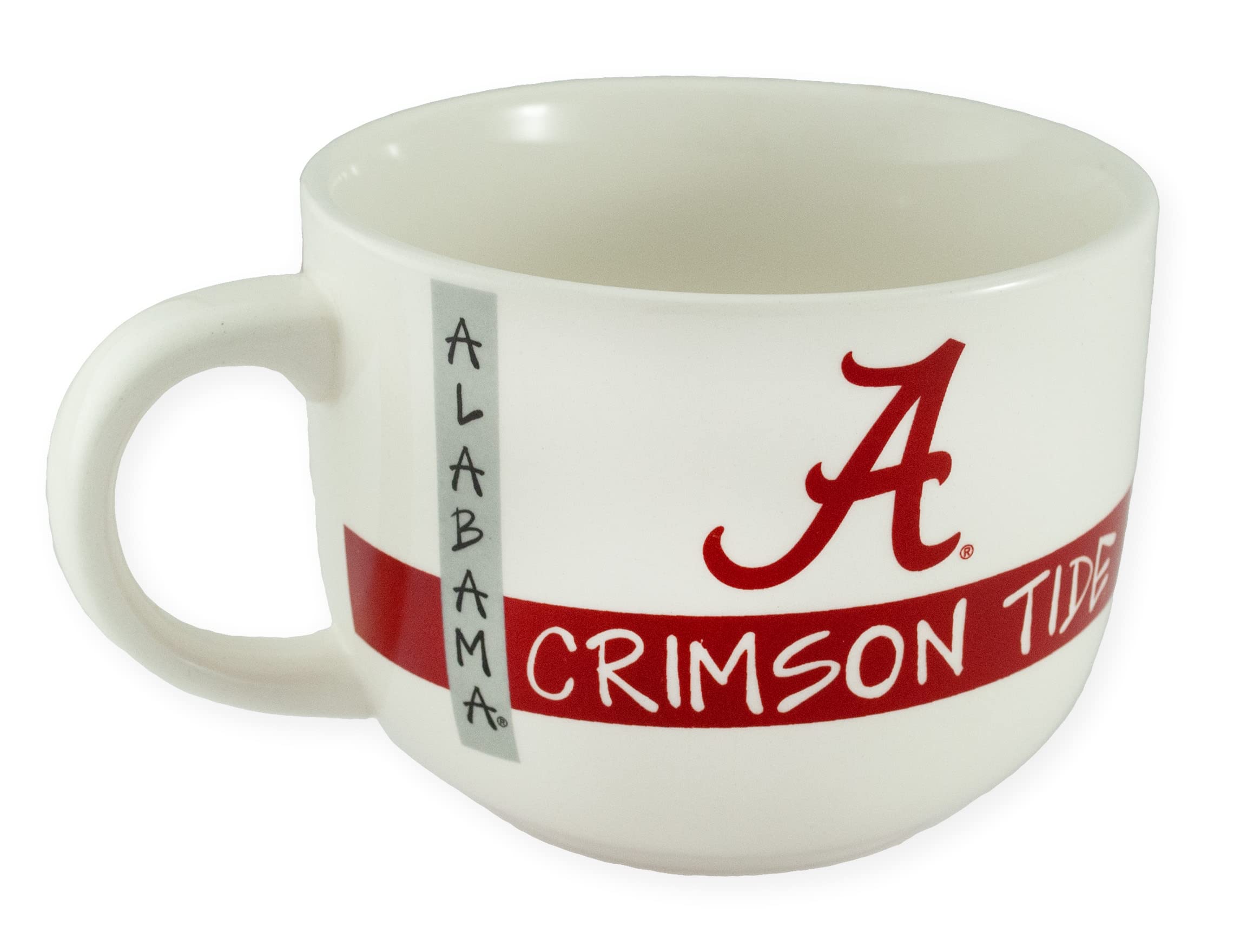 Amazon.com: Magnolia Lane University of Alabama Oversized Ceramic Mug Ideal  for Soup, Cappuccino, Coffee, and Desserts- Gift for Students, Alumni, and  Everyday Fans- Show Your SEC NCAA School Spirit : Home &