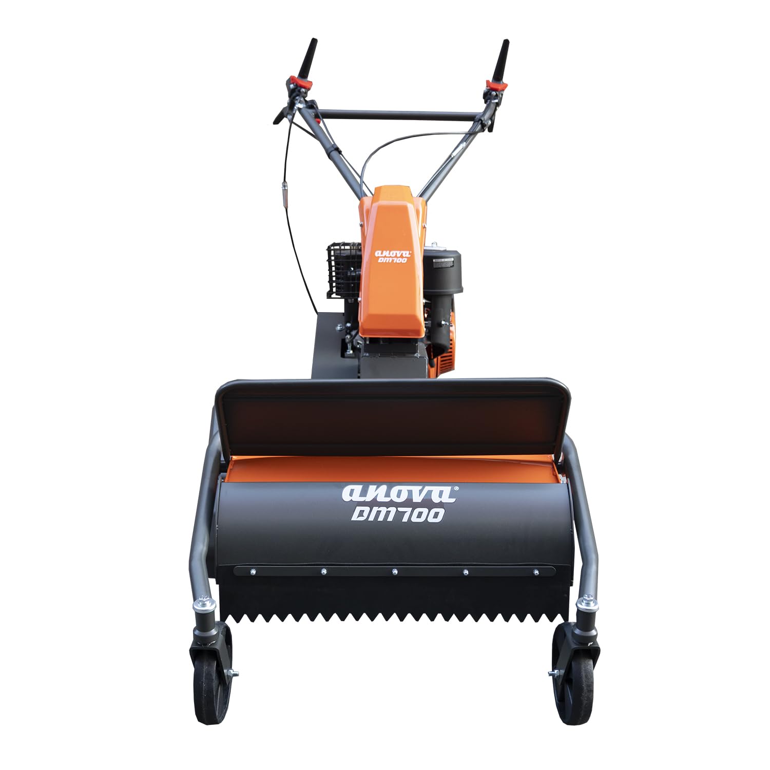 ANOVA | Desbrozadora de martillos de Gasolina 302 CC y 8,6 HP | Ancho de Corte 70 cm | 36 Cuchillas | Trituradora de Hierba Alta y Matorral
