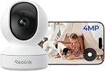 Reolink E1 4MP Indoor WiFi Security Camera - 360° Pan/Tilt Auto Tracking Baby Pet Monitor, AI Person/Pet/Cry Detection, 2-Way Talk, Night Vision, Local Storage, No Subscription, Works w/Alexa & Google