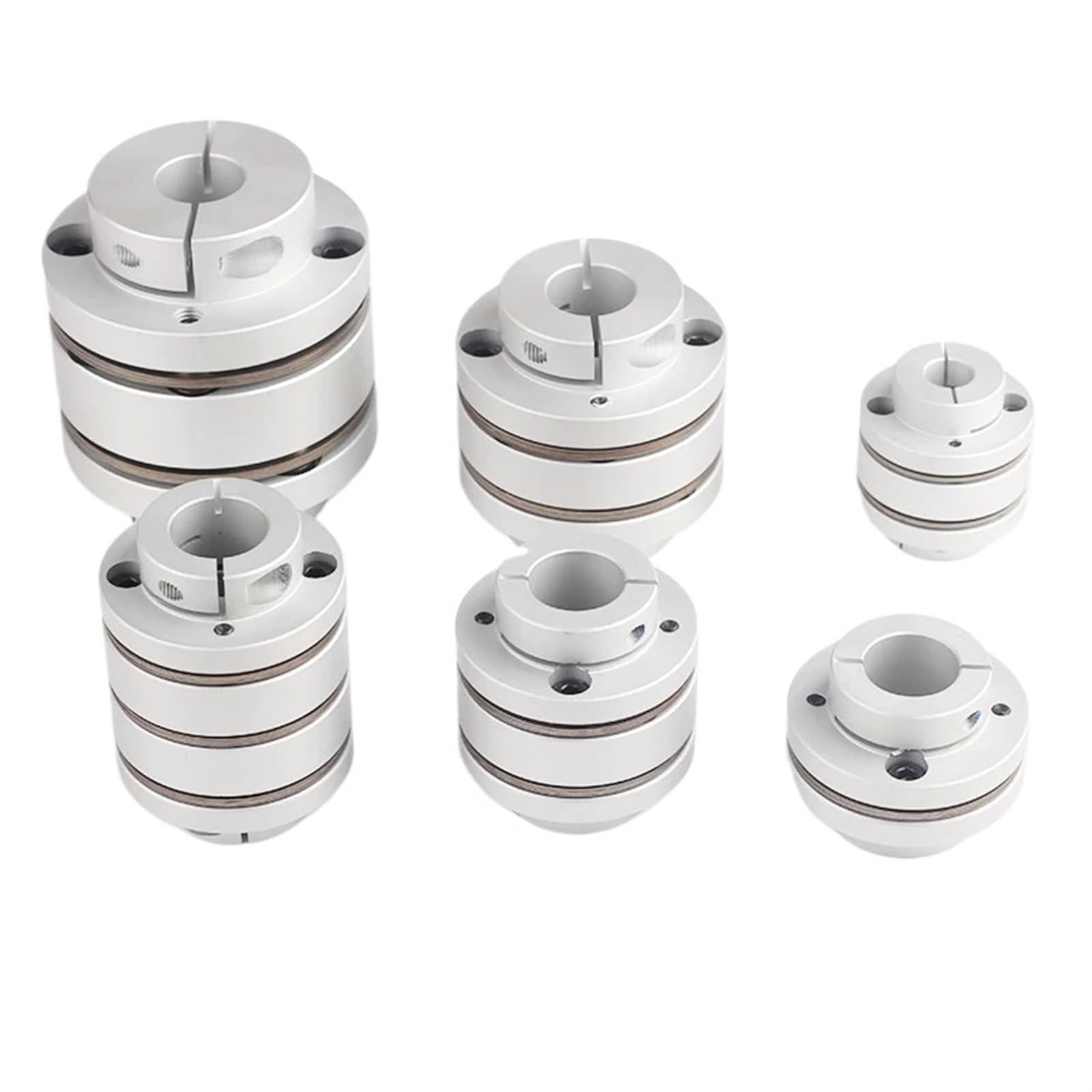 1PCS Flansch Membran D68 L54 Aluminium Einzigen Welle Kupplung Flexible Koppler Joint Nut Hohe Steifigkeit Elastische(18X18)