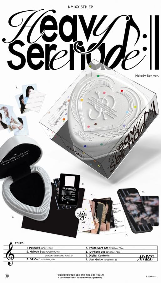 NMIXX Heavy Serenade [Melody Box Ver.] 5th EP Album : Amazon.co.uk