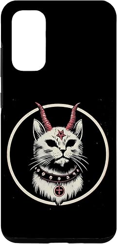 Galaxy S20 Devil Cat Occult Satanic Baphomet Case