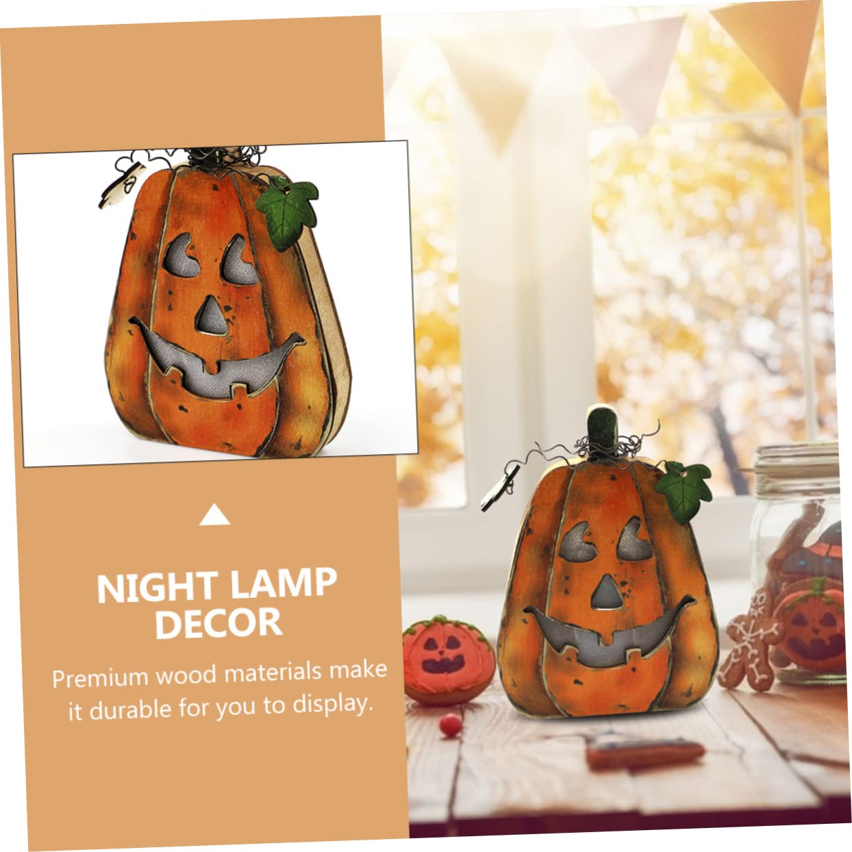Mipcase 5pezzi Per Halloween Addobbo Per e Festive e Party Batteria Design Retro e