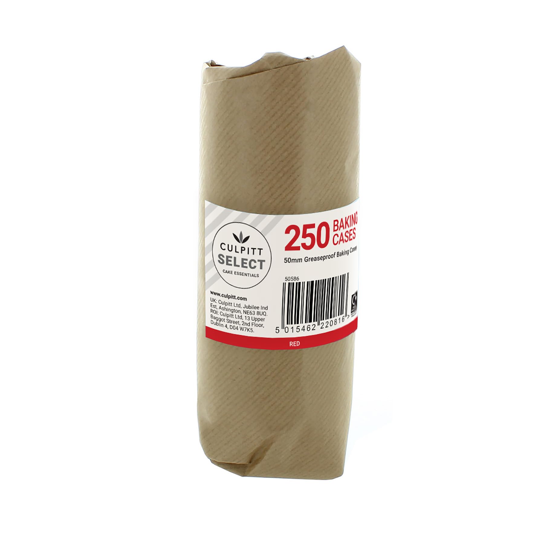 Culpitt Select Red Baking Cases, Greaseproof Paper Baking Cups, 50mm Cupcake Cases - Extra Large Pack of 250 - Image 3