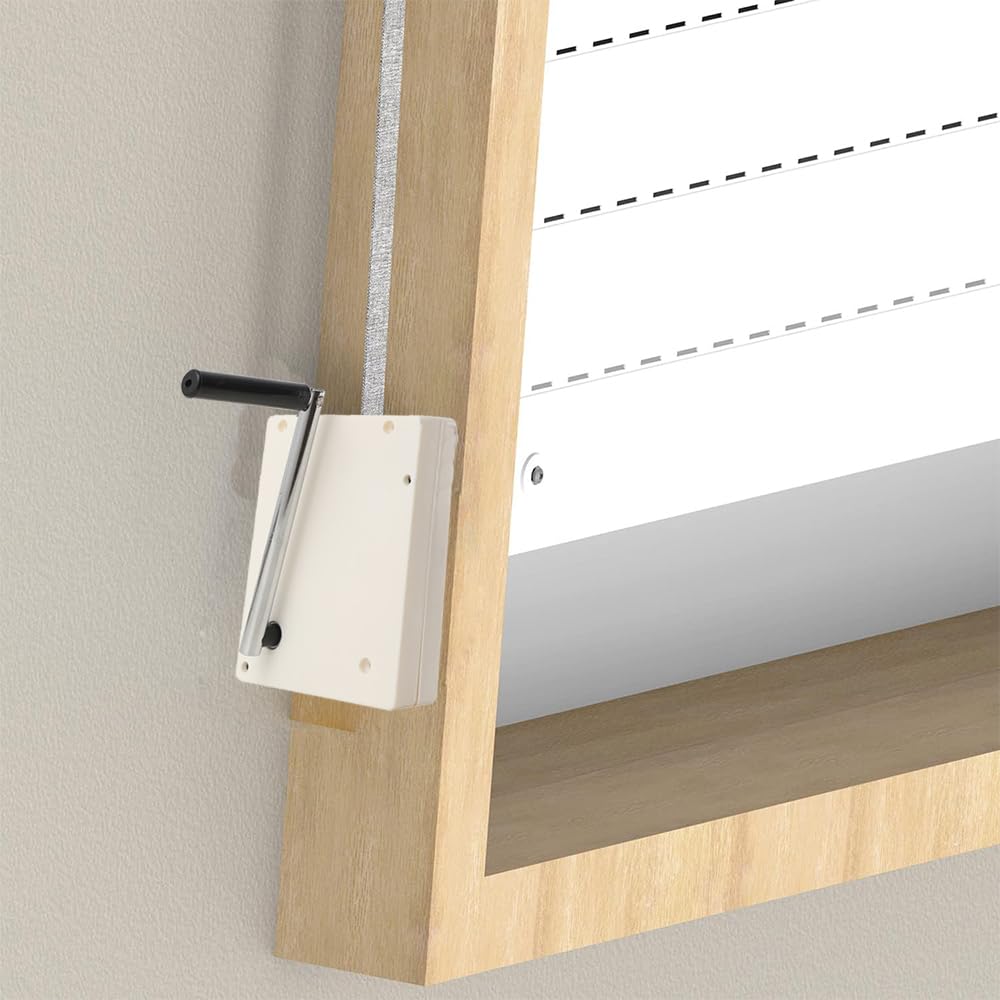 Avvolgitore a manovella per tapparelle, avvolgicavo con cinghia da 5 m, avvolgitore per cinghie fino a 14 mm, con infila automatica