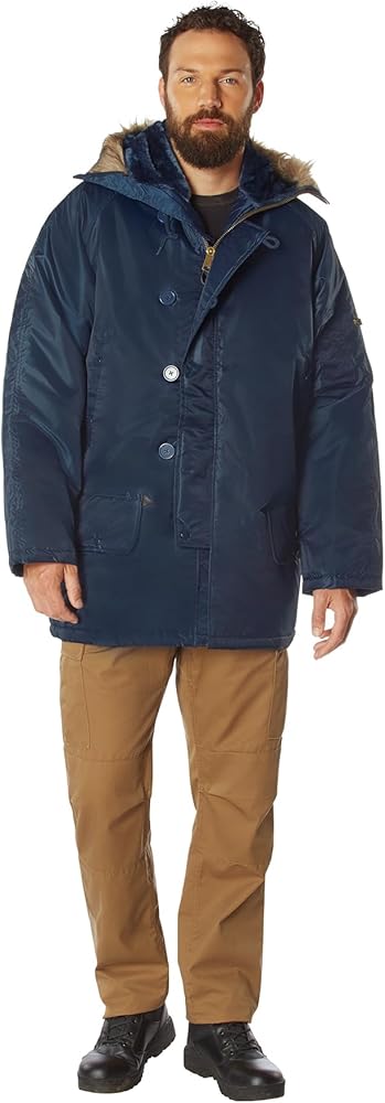 Amazon | ロスコ N-3Bパーカー ネイビーブルー ROTHCO N-3B PARKA NAVY