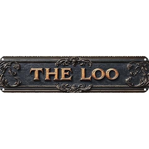 Vintage Tin The Loo Sign Retro Metal Sign for bathroom Decoration - bathroom Funny ...