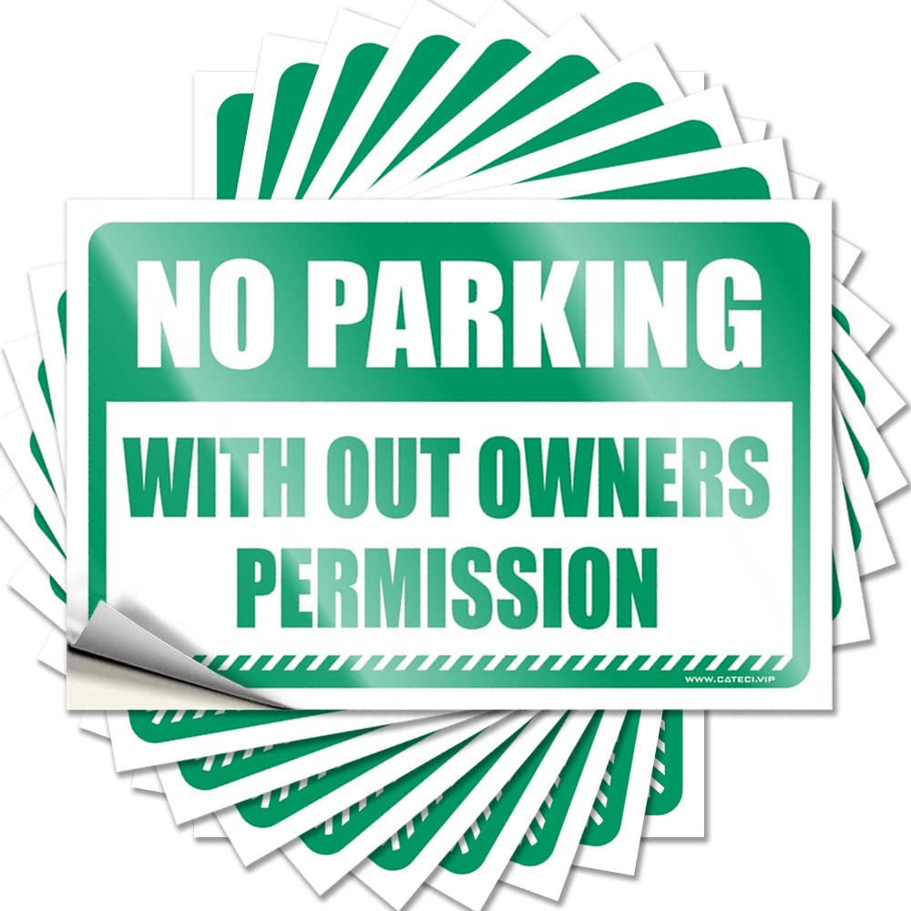 Emo Window Stickers | No Trespassing with Out Owners Permission Optical Illusion Durable Vinyl Sticker Easy Apply for Dart(12X18CM)