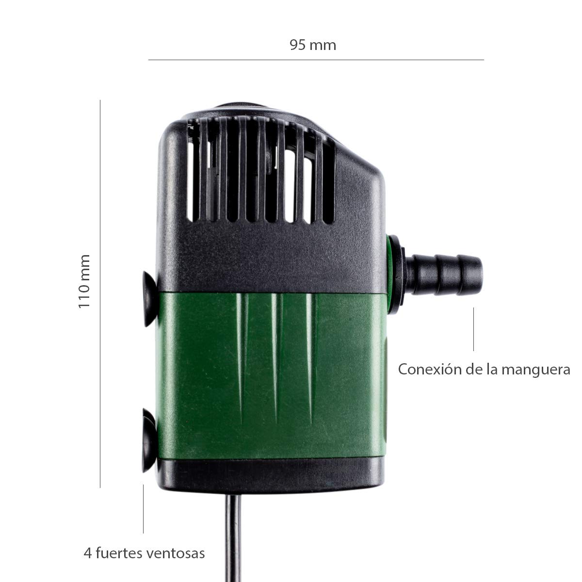 Q-Grow Aqua Cambiador de Agua para Acuarios con Bomba Potente