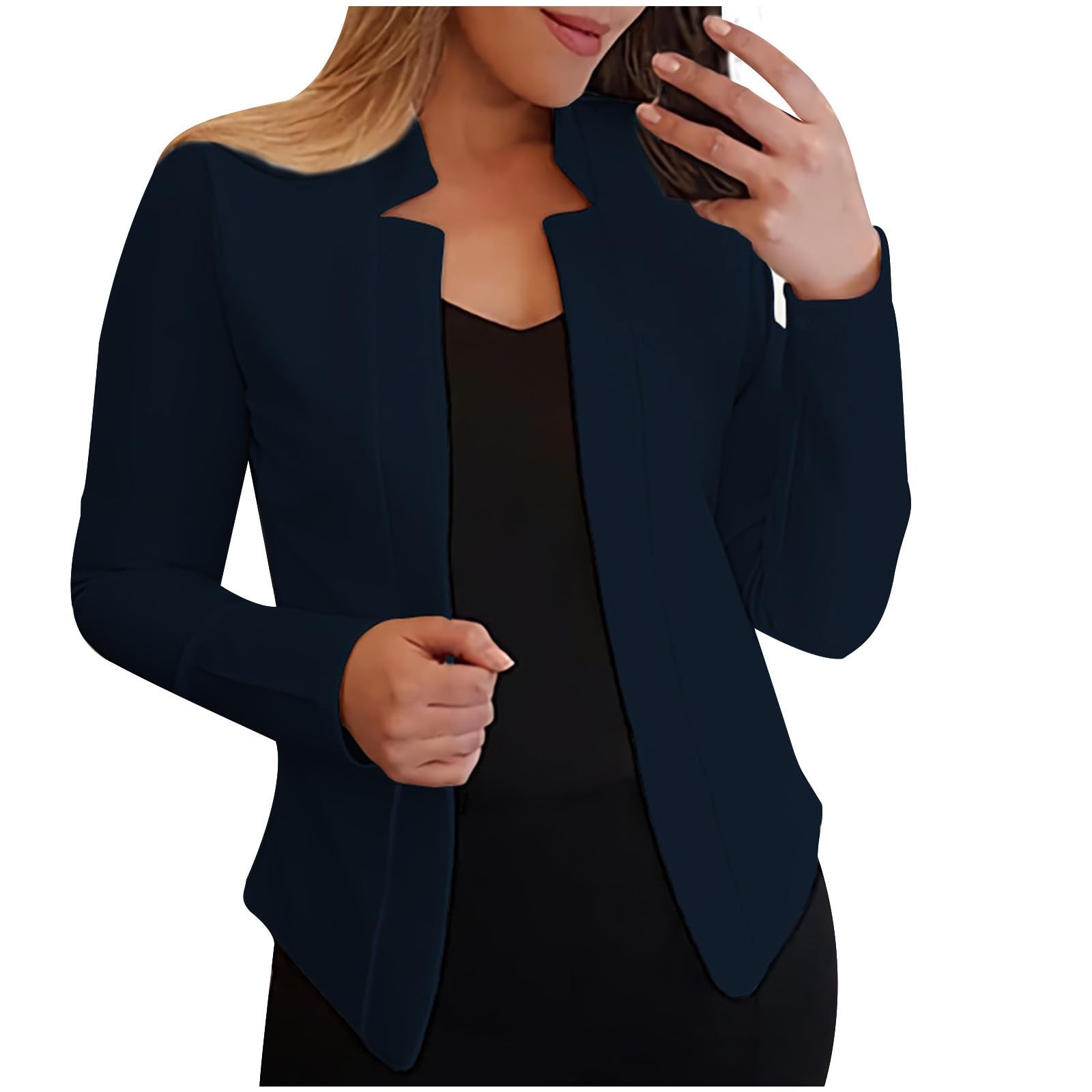 LenagoBlazers for Women Business Casual Long Sleeve Work Blazer Dressy Work Suit Jackets Office Attire Fashion Petite Coat