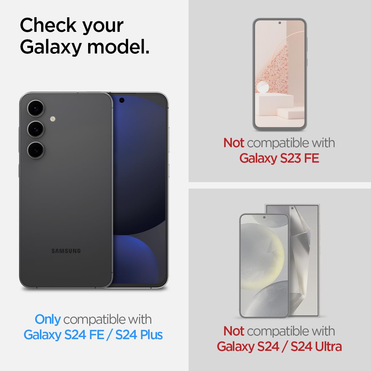 Galaxy S24 FE ブルー　SPIGEN ガラスフィルム・ケース付き Galaxy S24 FE ブルー SPIGEN ガラスフィルム・ケース付き Galaxy S24