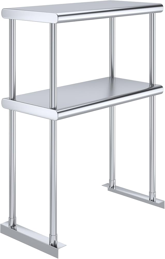 Amazon.com: AmGood Double OverShelf Stainless Steel NSF - Many (24