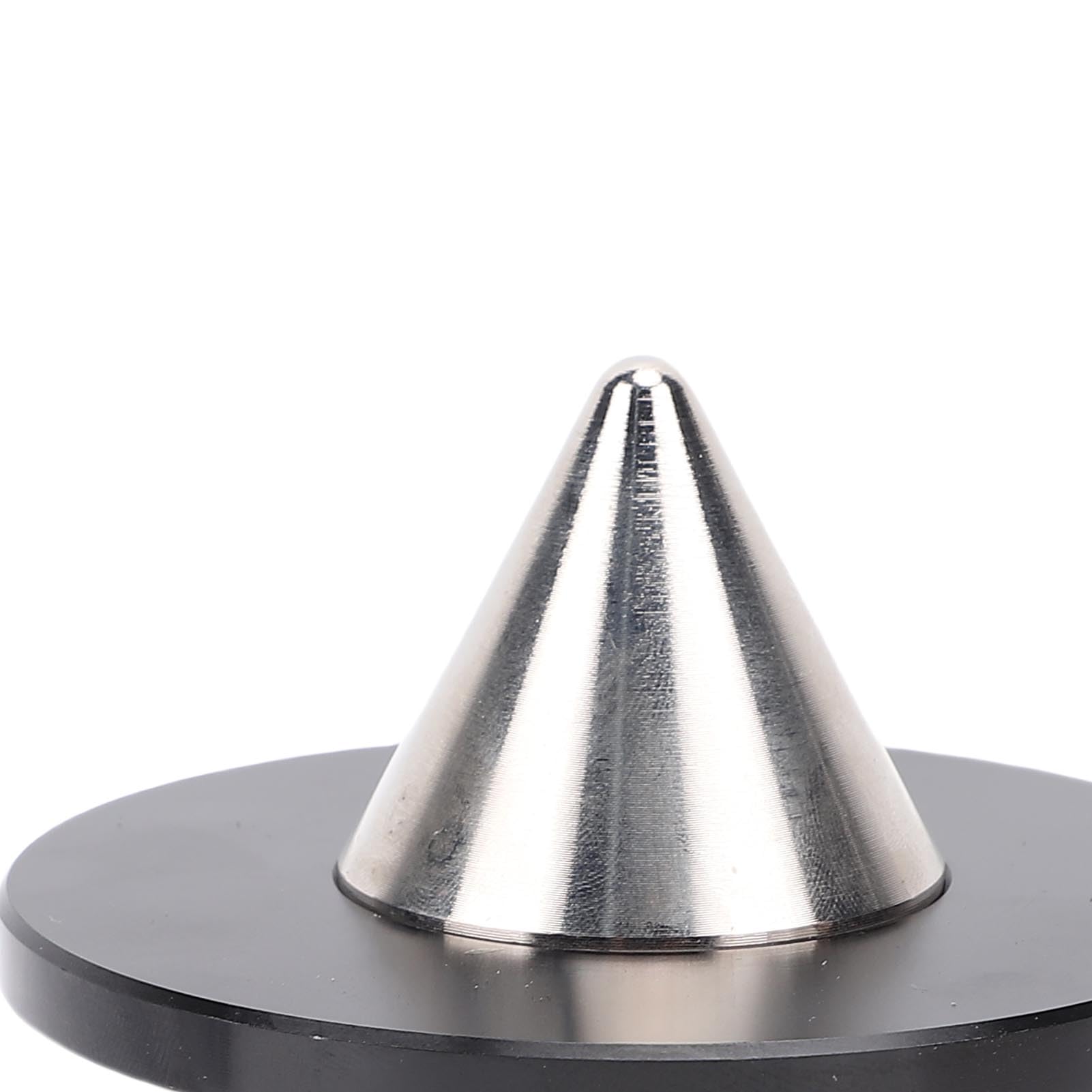 CHICIRIS Rasenmäher-Messer-Balancer, Ausgestattet mit 8 Eingebetteten N52-Magneten für eine Effiziente Ausrichtung, Passend für die Meisten Messer (Black)