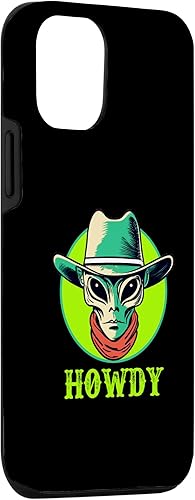 Miniatura 3 de iPhone 1212 Pro Alien Cowboy "HOWDY" Funny Western UFO Halloween Case