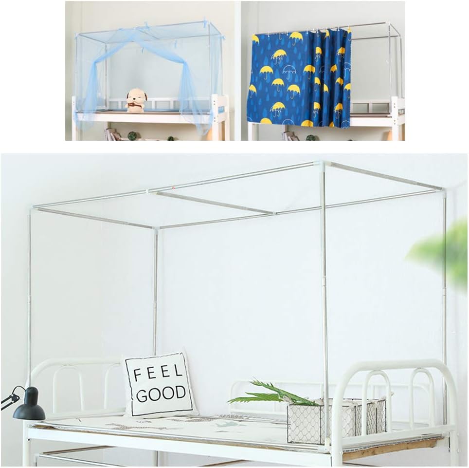 Removable Mosquito Net Bracket, Easy AssembleUniversal Retractable Mosquito Net Bracket, Stainless Steel Bed Canopy Adjustable Support, Telescopic Mosquito Net Stand for Student Do