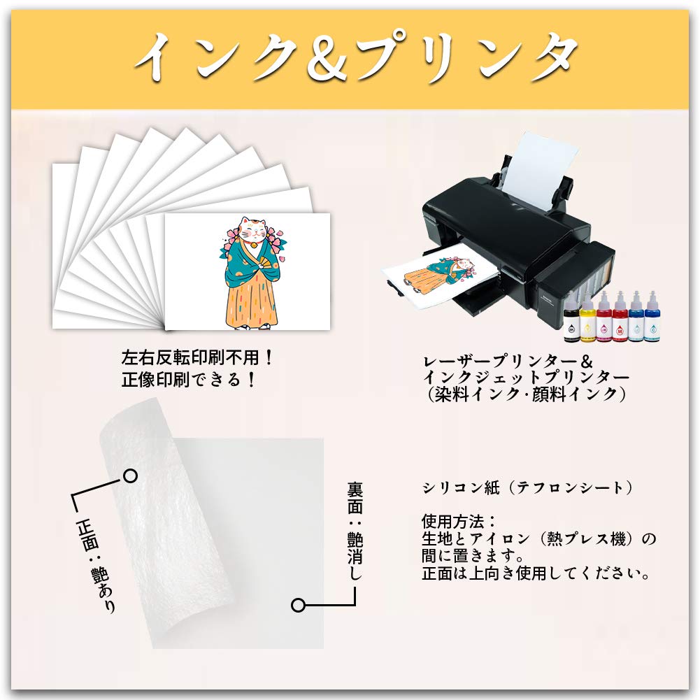 Amazon | TransOurDream 真正の転写シート アイロンプリント