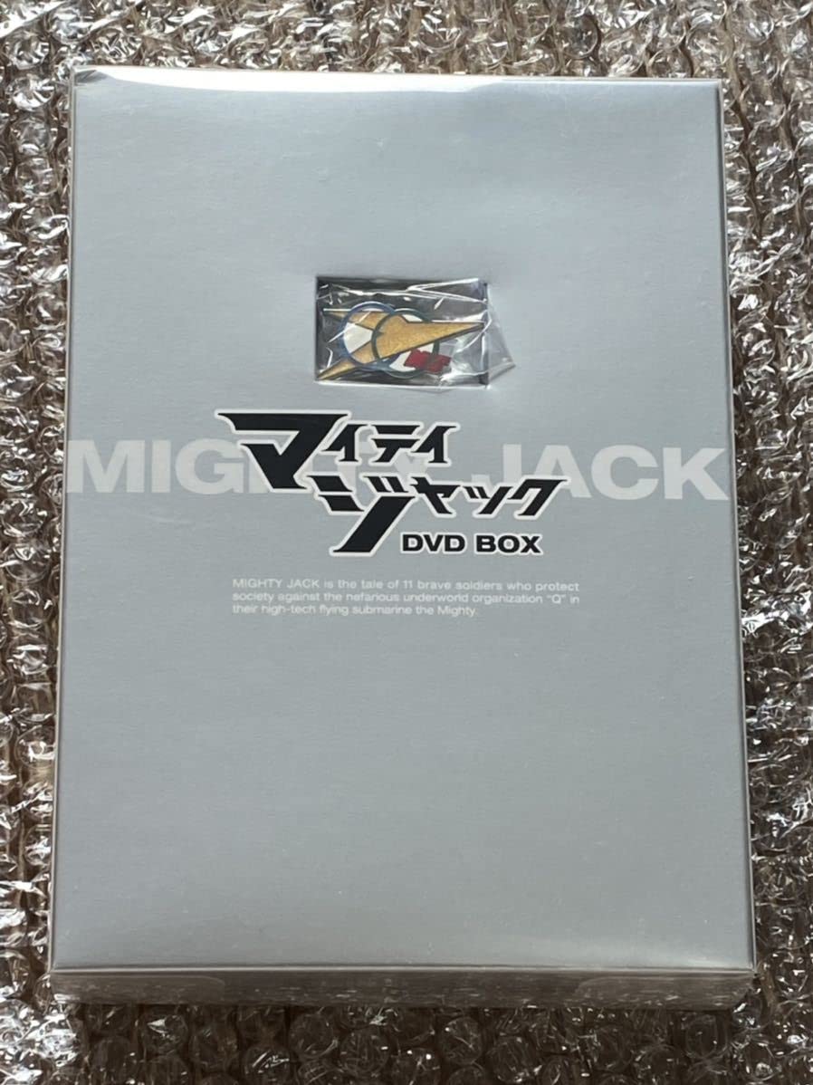 新品未開封 マイティジャック DVD-BOX 初回限定版 ピンバッジ、番組資料付 新品未開封 マイティジャック DVD-BOX 初回限定版 ピンバッジ、番組