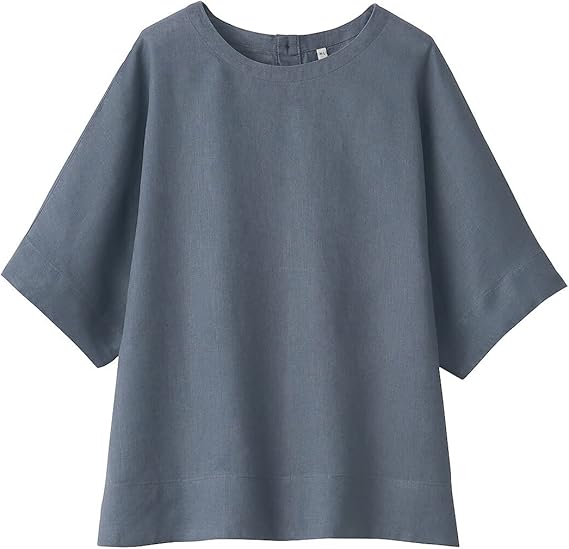 Amazon 無印良品 ブラウス オーガニックリネン洗いざらし半袖ブラウス レディース シャツ ブラウス 通販
