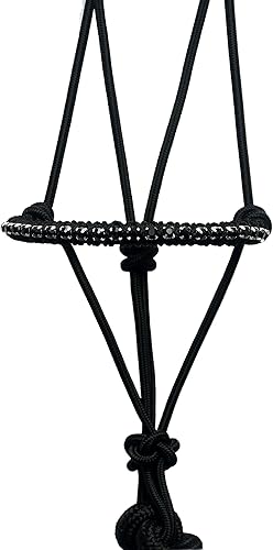 Miniatura 2 de BLACK HOOF Barrel Racer - Cuerda trenzada para la nariz con diamantes de imitación con 9 plomo
