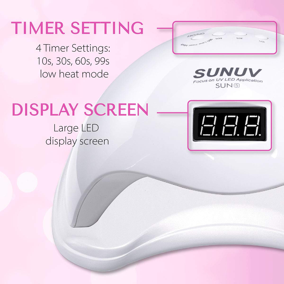 サンネイルランプ、ネイルランプドライヤージェルポリッシュ110-240v 36w Amazon.co.jp: UV LED ネイルランプ SUNUV UV ライト ネイル用
