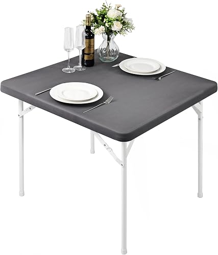 Monibana Rectangle Fitted Tablecloth Elastic Spandex Stretch Table Covers Table 