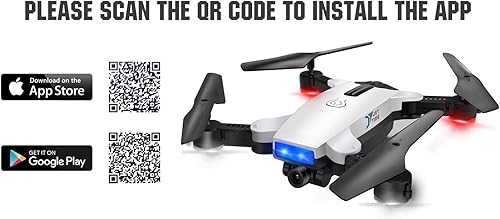 Miniatura 7 de SR926 Drone con cámara, mini dron con cámara HD WIFI FPV 720P para adultos y niños, dron plegable con retención de altitud, modo sin cabeza, una