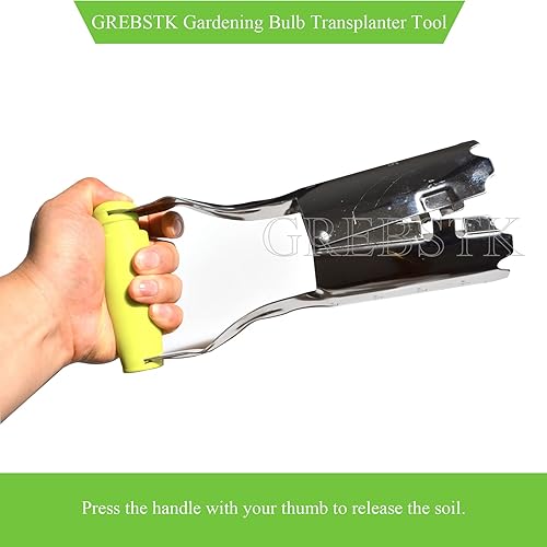 Miniatura 6 de GREBSTK Trasplantador de bulbos de jardinería y desbrozadora de grietas