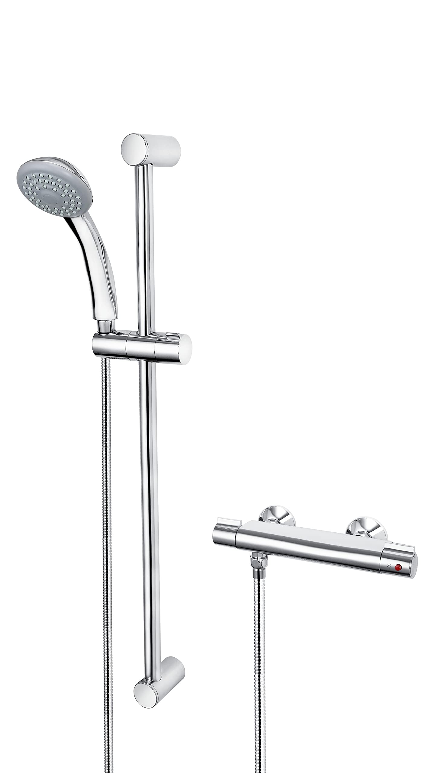 Buy Cascade Sphere Thermostatic Bar Mixer Shower Valve with Adjustable