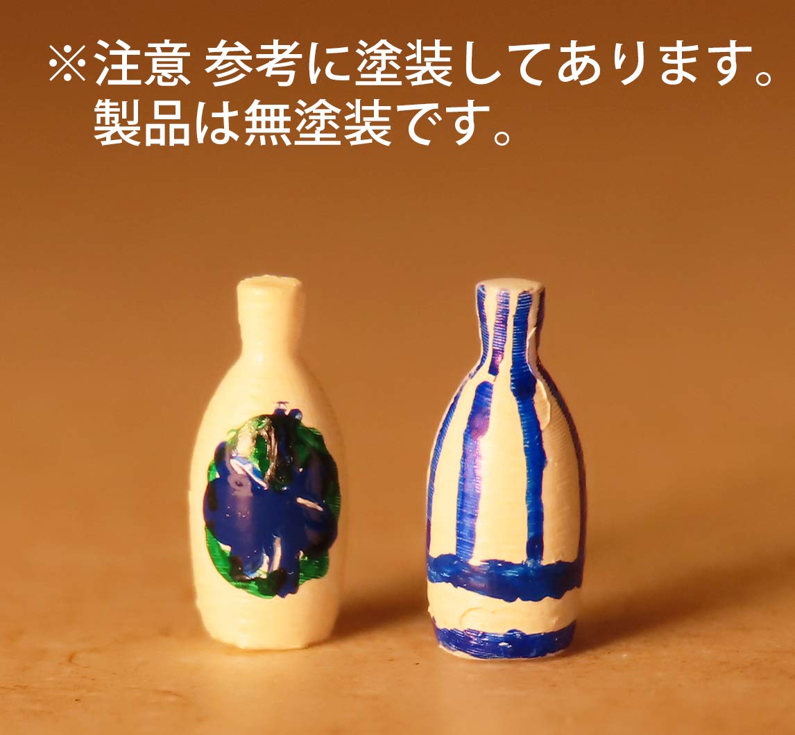 徳利とぐいのみ二点 Amazon.co.jp: 1/24スケール 2合徳利と ぐい呑みセット（2合徳利4個