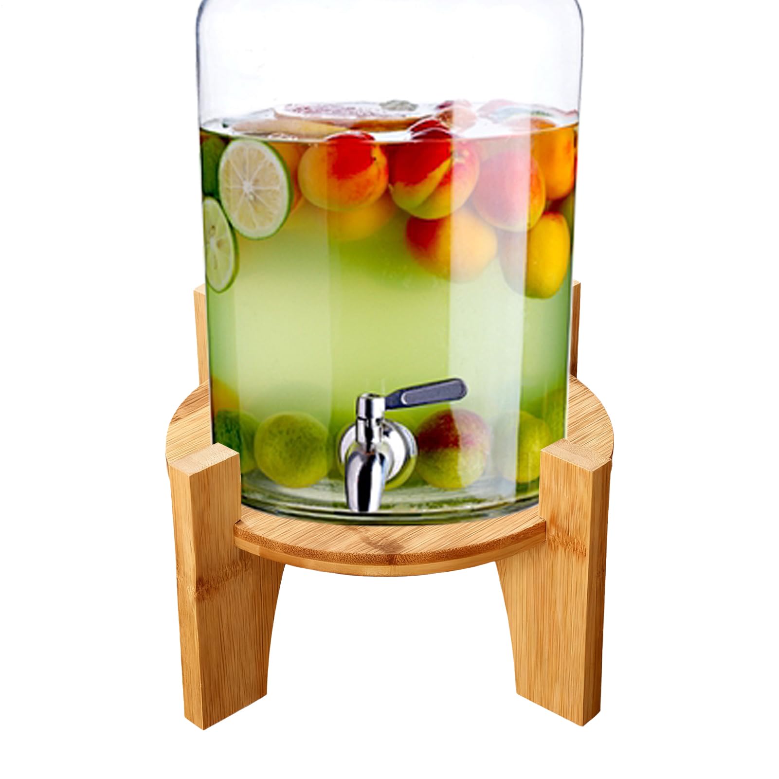 Soporte para dispensador de bebidas, accesorios de cocina de madera con patas, base dispensadora de de agua, para bar, hogar, escuela, iglesia, bufé, mercados al aire libre, vacaciones, boda
