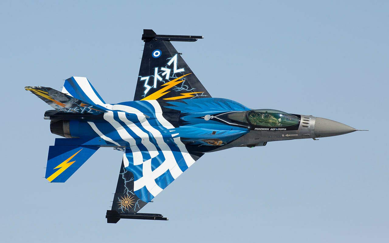 Amazon.com: Herpa Greece air Force F-16C Fighting Falcon 1/72
