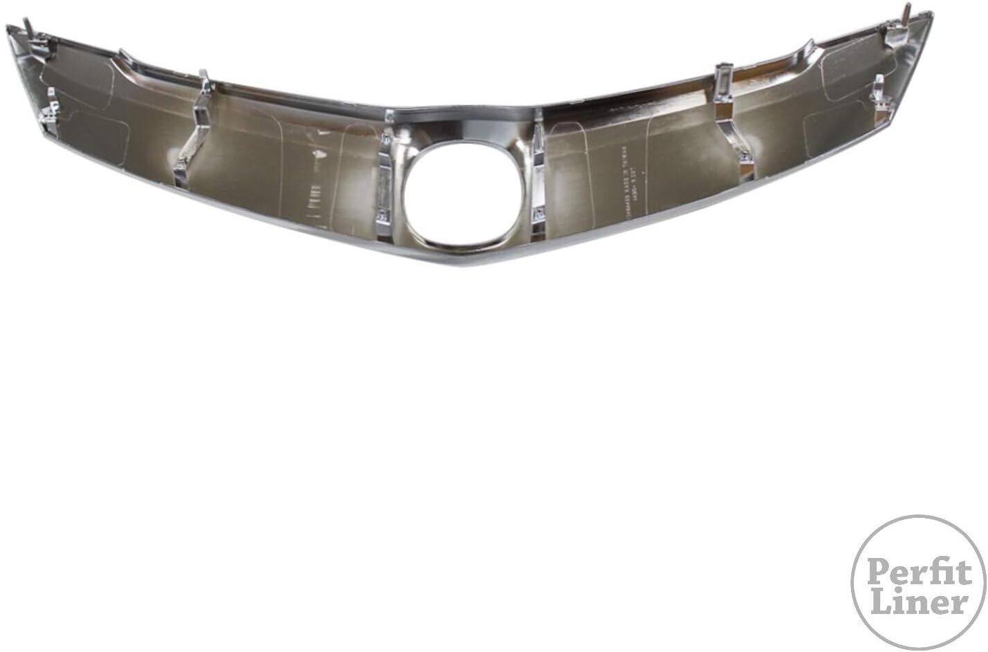 Perfit Liner New Replacement Parts Front Satin Nickel Grille Grill Molding Compatible With ACURA TLX Fits AC1210118 75125TZ3A01