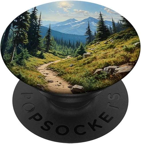 Montañas Silvestre Bosque Senderismo Pino Naturaleza PopSockets Estándar PopGrip