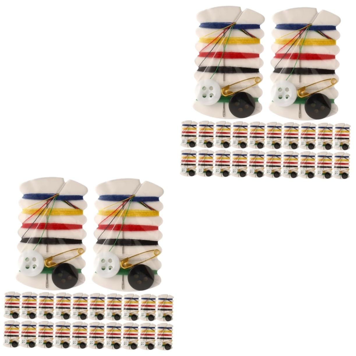 Operitacx 300sets Cucito Portatile da Kit Professionale per Cucire con Accessori Completi per Decorazioni Pratico per Viaggi e Uso Domestico