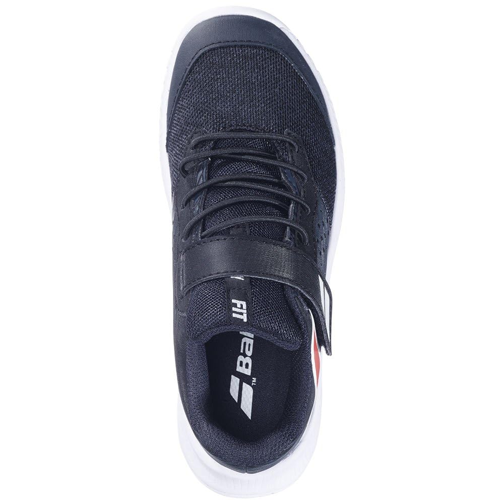 Babolat Enfants Pulsion AC Chaussures De Tennis Chaussures Toutes Surfaces Crème - Bleu