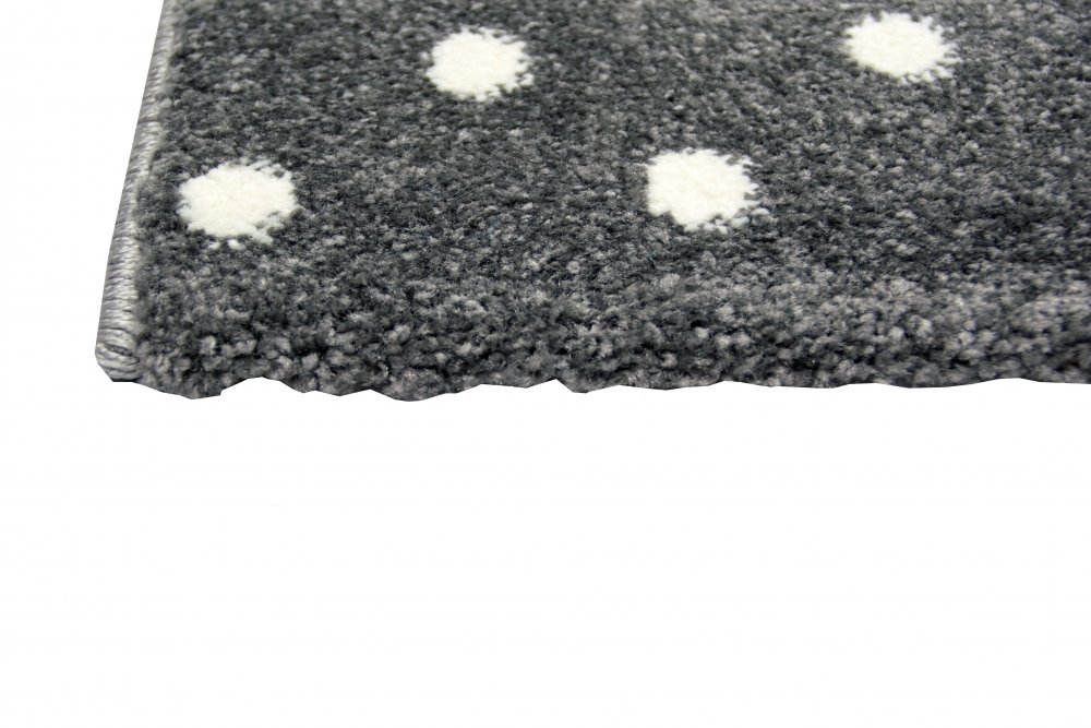 Teppich-Traum Kinderteppich Mond Sterne Punkte Blau Türkis 120x170 cm