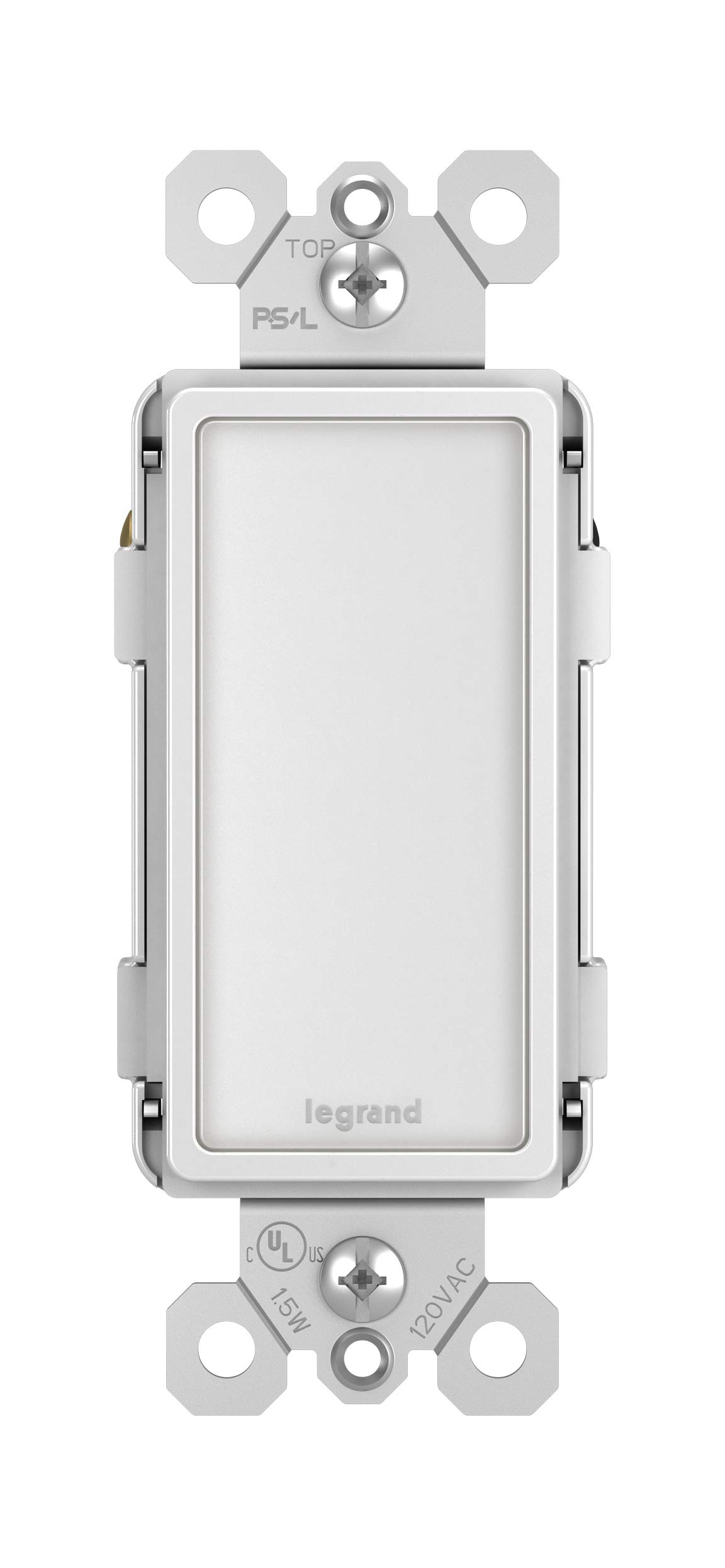Legrand Radiant Full Adjustable LED Night Light Outlet, Hallway Stair Night