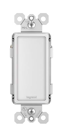 Legrand Radiant 15 Amp Full 5-Level Adjustable LED Night Light Outlet White