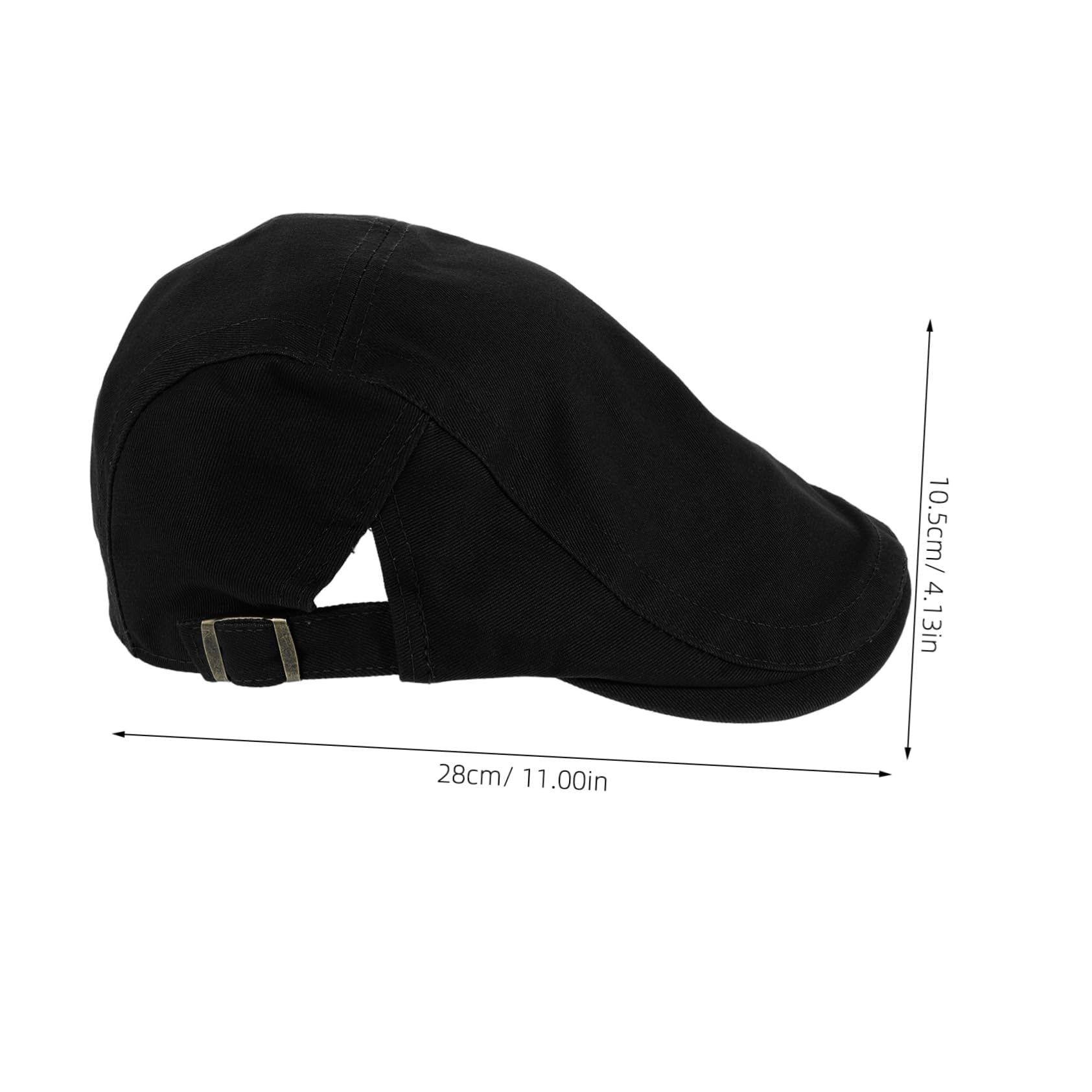 Healeved Fashionable Women's Beret French Beret Hat Comfortable Breathable and Stylish Black