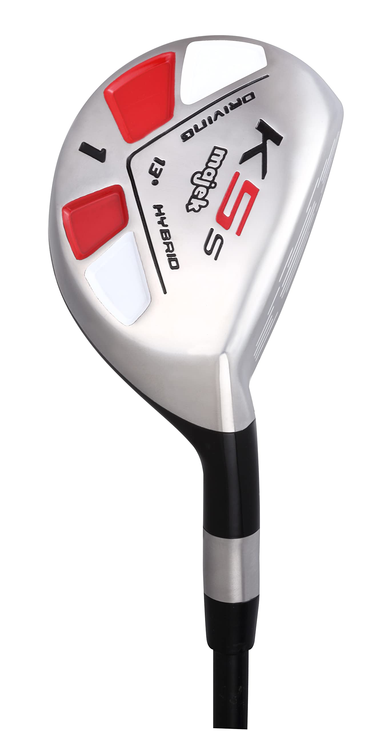 Majek Golf #1 Hybrid 13 Degree Driving Iron Senior Flex Graphite Right Handed Senior Mens Standard Length Club Perfect for Long Golf Shots