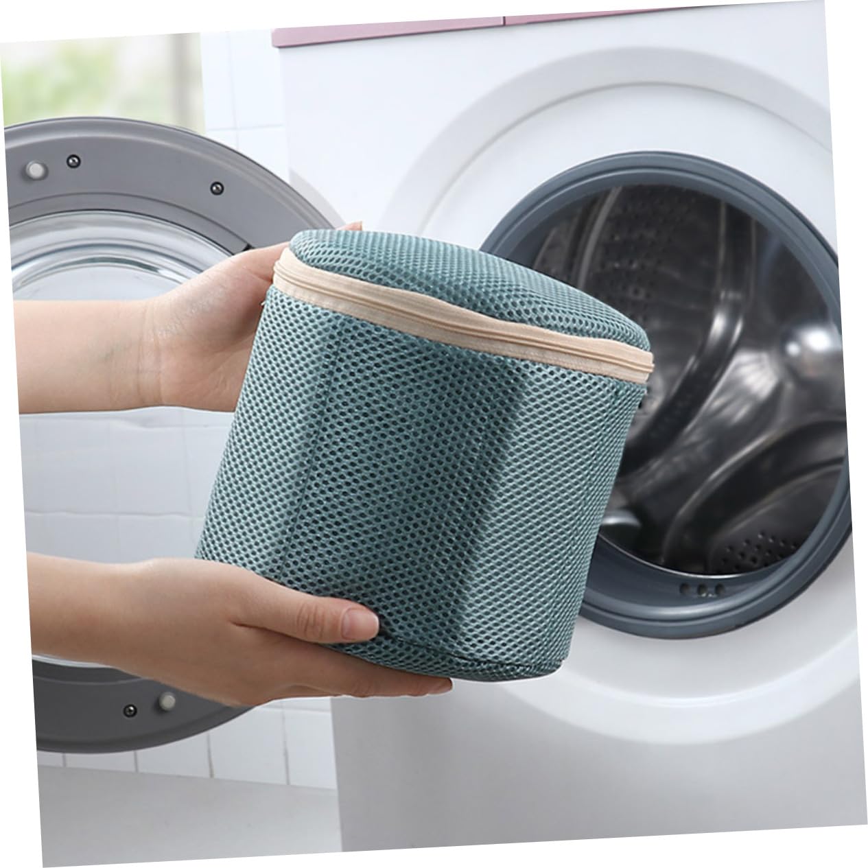Cabilock 2piezas Bolsa De Lavandería De Para Sujetadores y Ropa Interior Funda Protectora Para Lavadora y Secadora Bolsa Reutilizable De Material Resistente y Transpirable Degradado